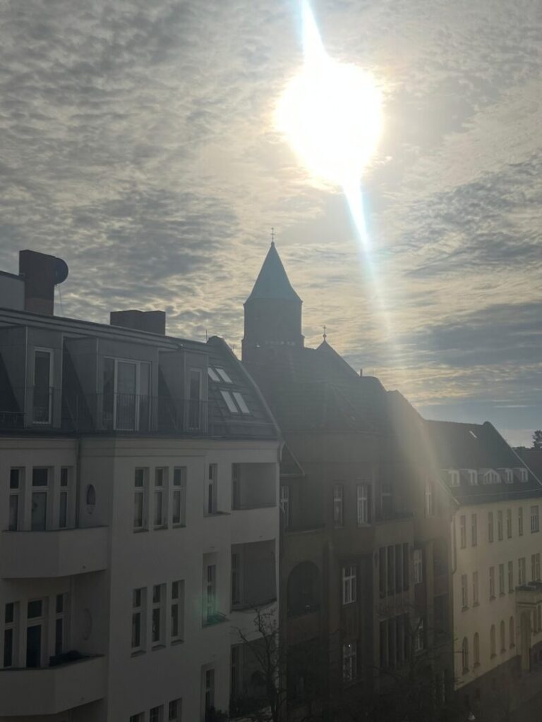 Ausblick vom Laubengang