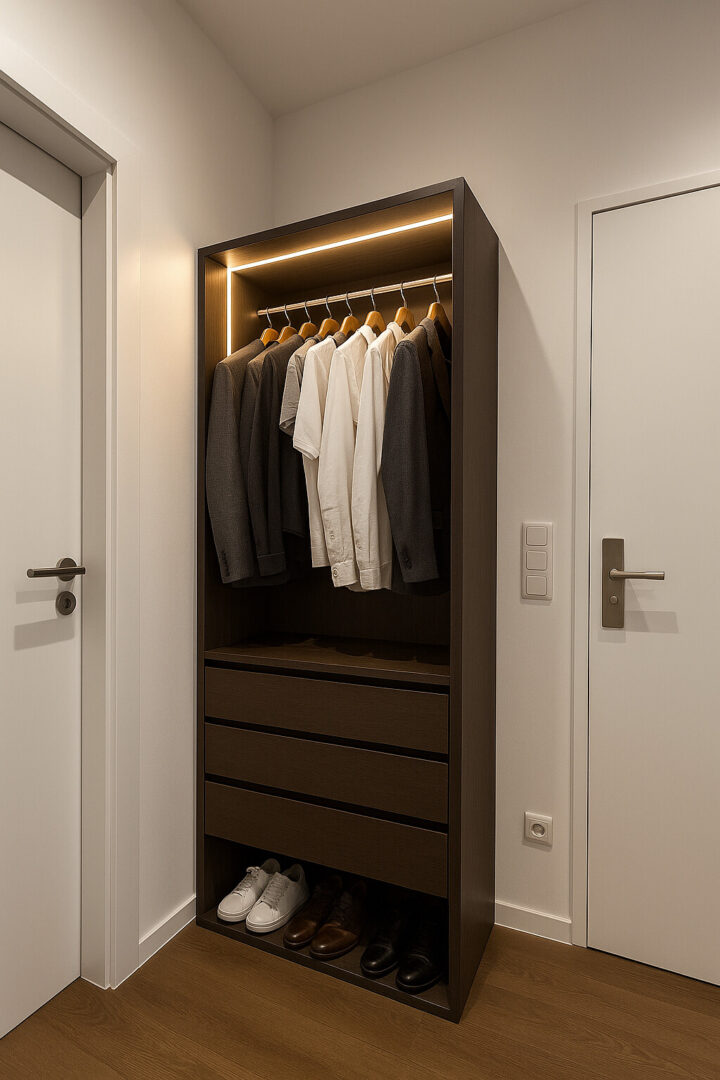 Einrichtungsbeispiel für die Ankleide