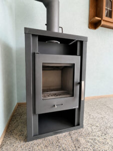 Kamin im Wohnzimmer