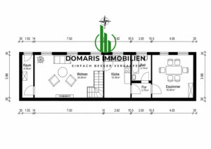 Grundris OG Vermietetes Wohnhaus