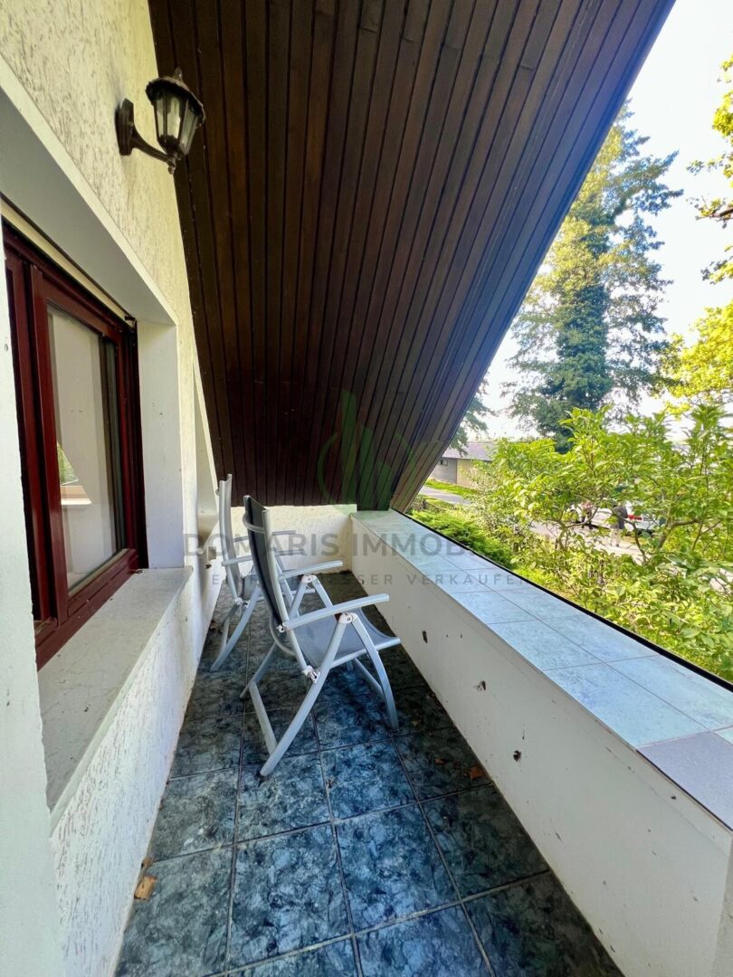 Balkon im Dachgeschoss