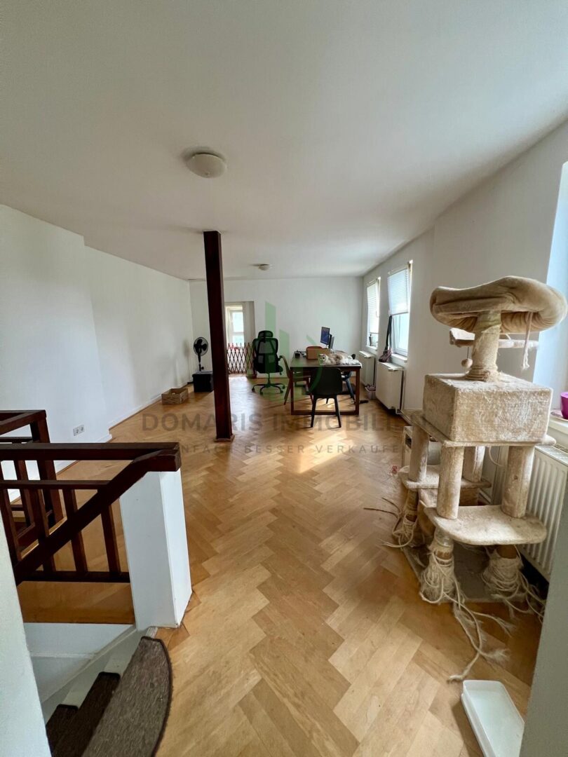 Wohnzimmer vermietetes Gebäude