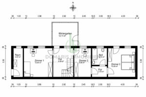 Grundris EG Vermietetes Wohnhaus