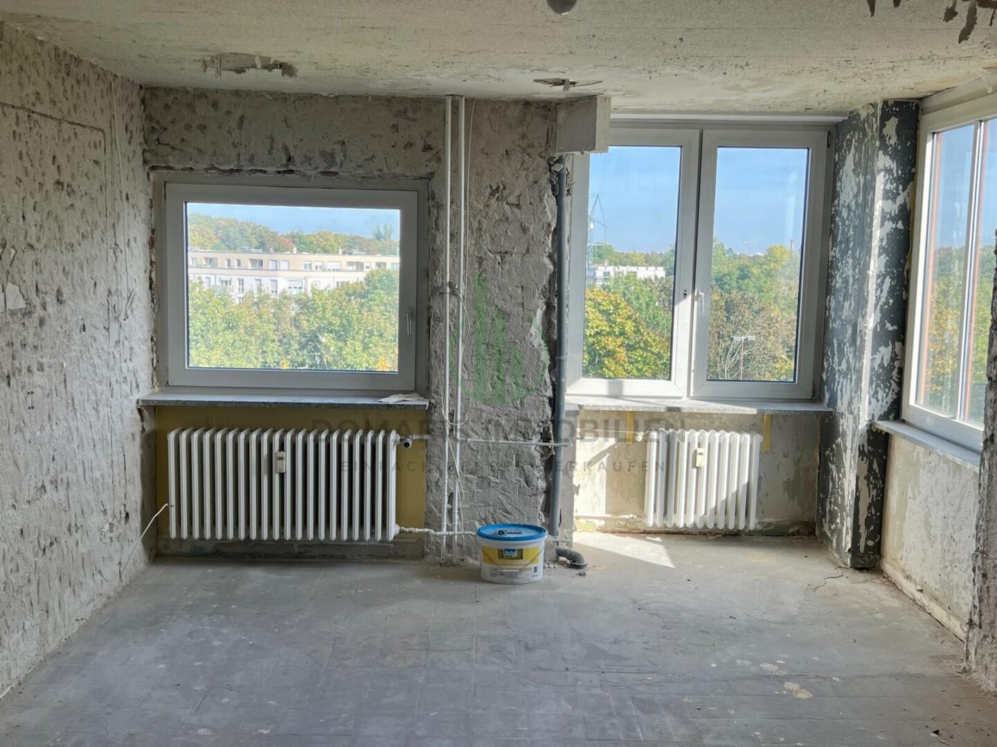 Originalaufnahme Aussicht Wohnzimmer