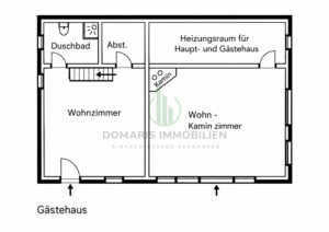 Grundriss Erdgeschoss Gästehaus
